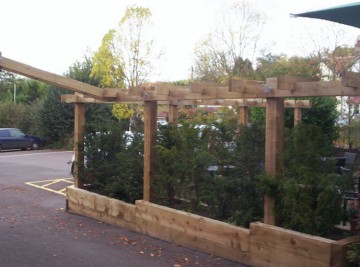 Pergola Outdoor Dining Area