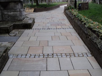 Flag Stone Paving St Stephens Church