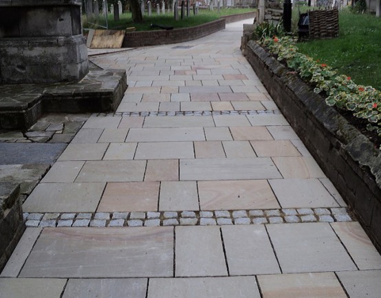 Flag Stone Paving St Stephens Church