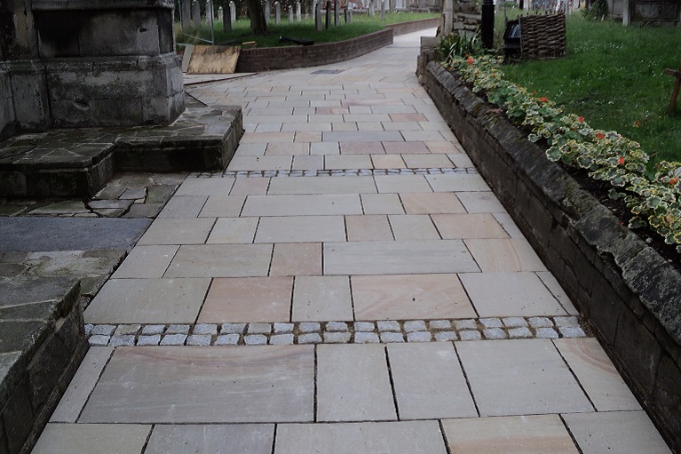 Flag Stone Paving St Stephens Church